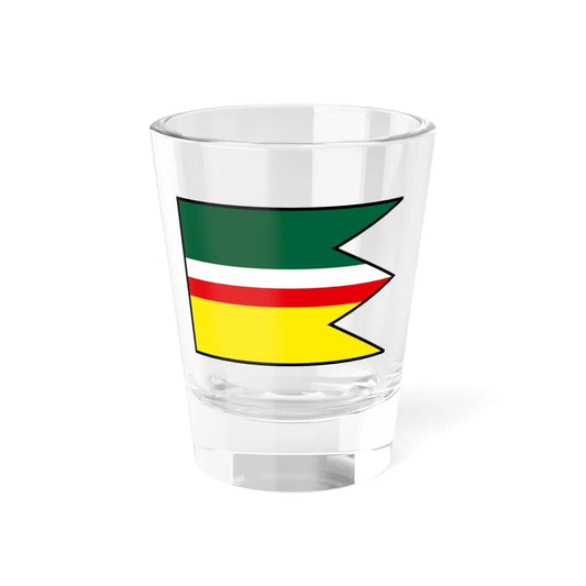 Hincovce Spisska Nova Ves Flag (Slovakia) Shot Glass 1.5oz 1.5oz - Go Mug Yourself
