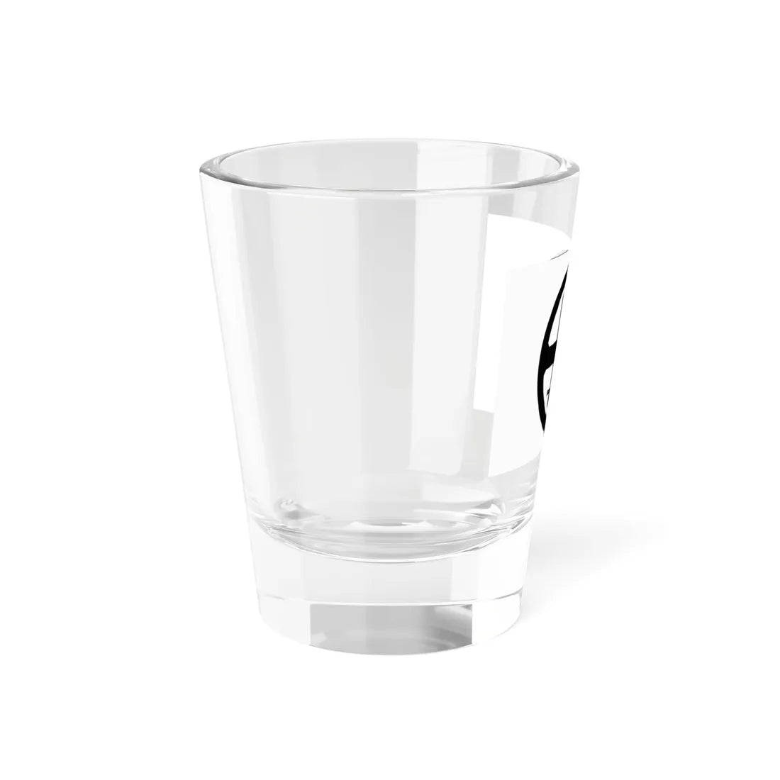 Hirden flag Black and White Variant (Norway) Shot Glass 1.5oz - Go Mug Yourself