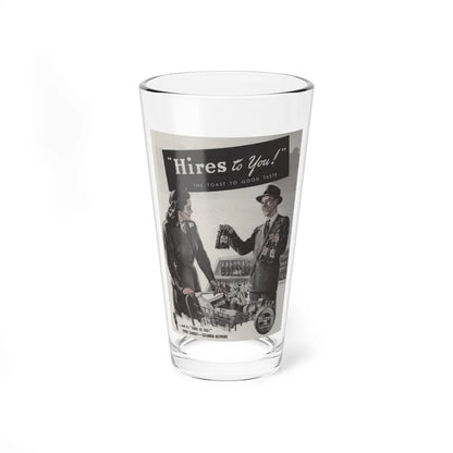 Hires to you, advertisement - Pint Glass 16oz-16oz-Go Mug Yourself