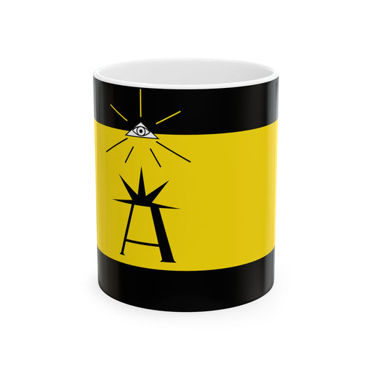 Hissflagge der Gemeinde Arolsen 1929 (Germany) White Coffee Mug-11oz-Go Mug Yourself