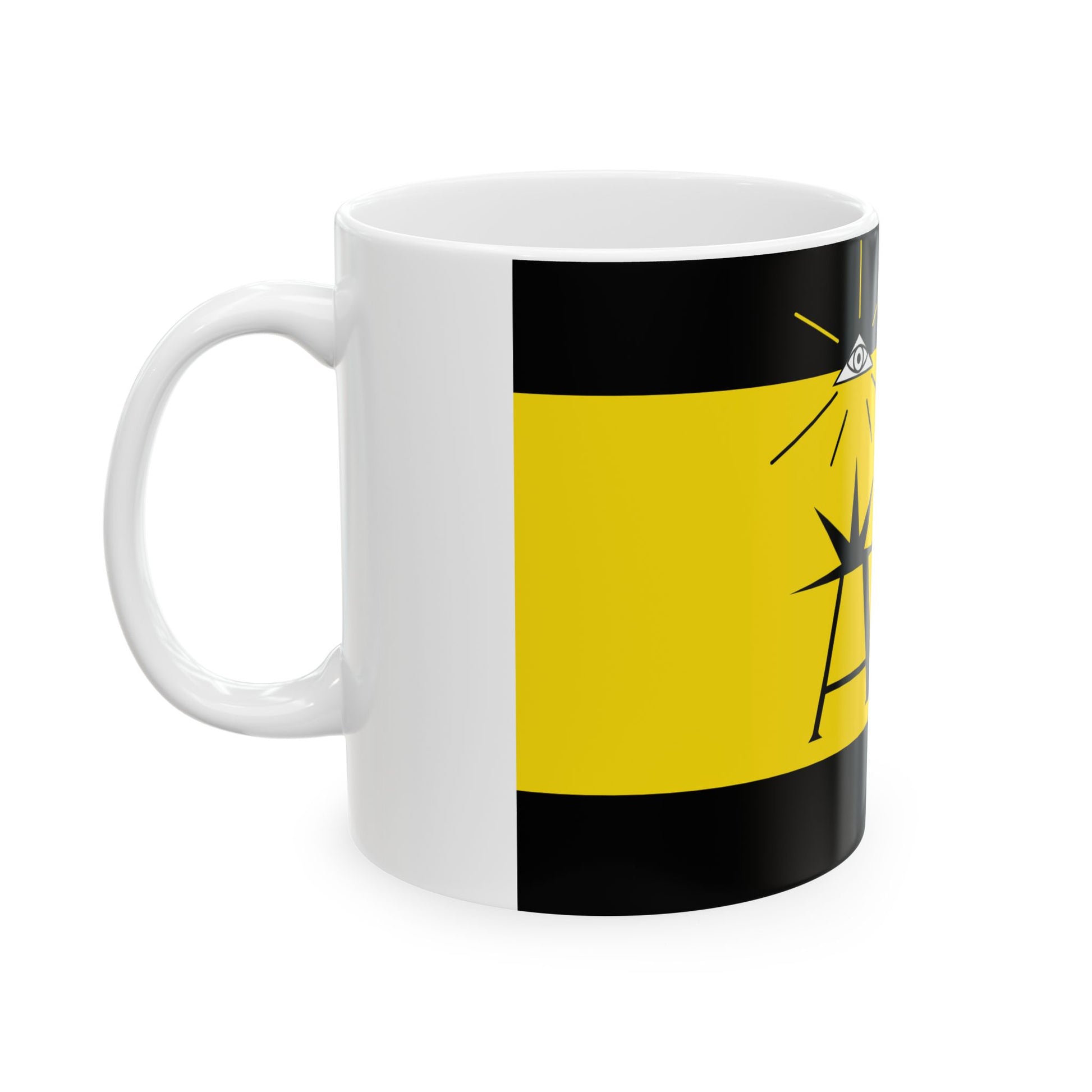 Hissflagge der Gemeinde Arolsen 1929 (Germany) White Coffee Mug-Go Mug Yourself