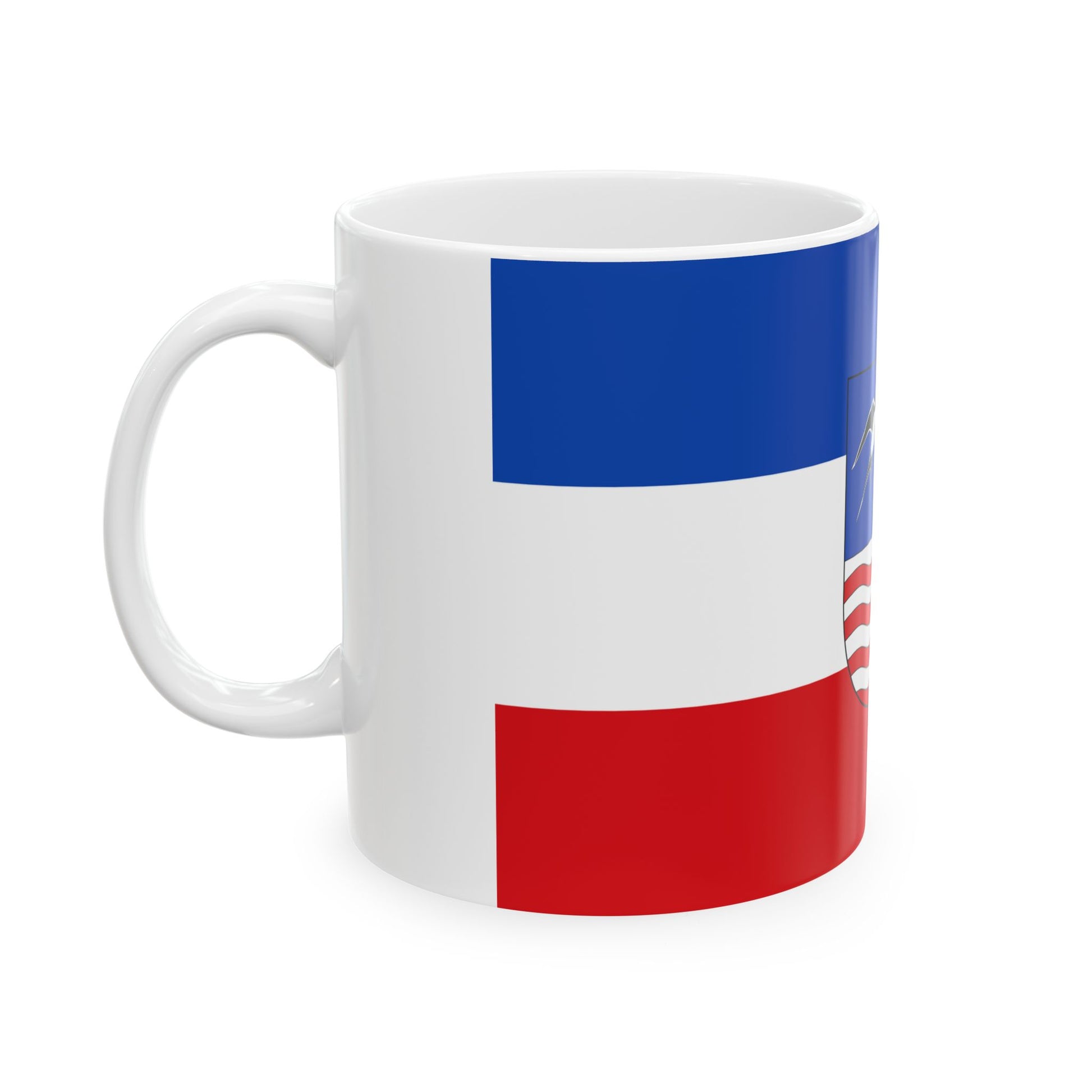 Hissflagge der Gemeinde Neuhausen-Spree (Germany) White Coffee Mug-Go Mug Yourself