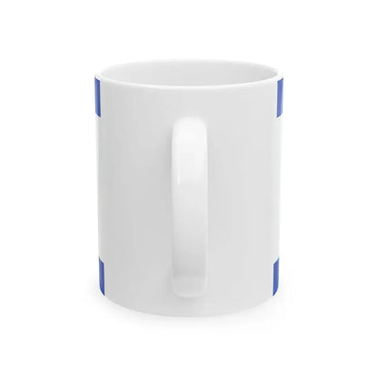 Hissflagge der Gemeinde Petersberg Saalekreis (Germany) White Coffee Mug - Go Mug Yourself