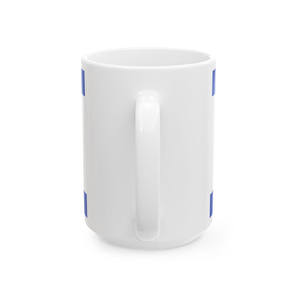 Hissflagge der Gemeinde Petersberg Saalekreis (Germany) White Coffee Mug-Go Mug Yourself