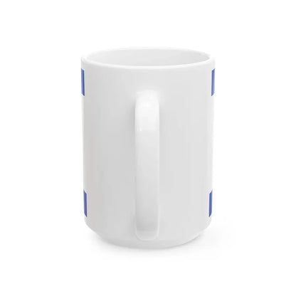 Hissflagge der Gemeinde Petersberg Saalekreis (Germany) White Coffee Mug - Go Mug Yourself