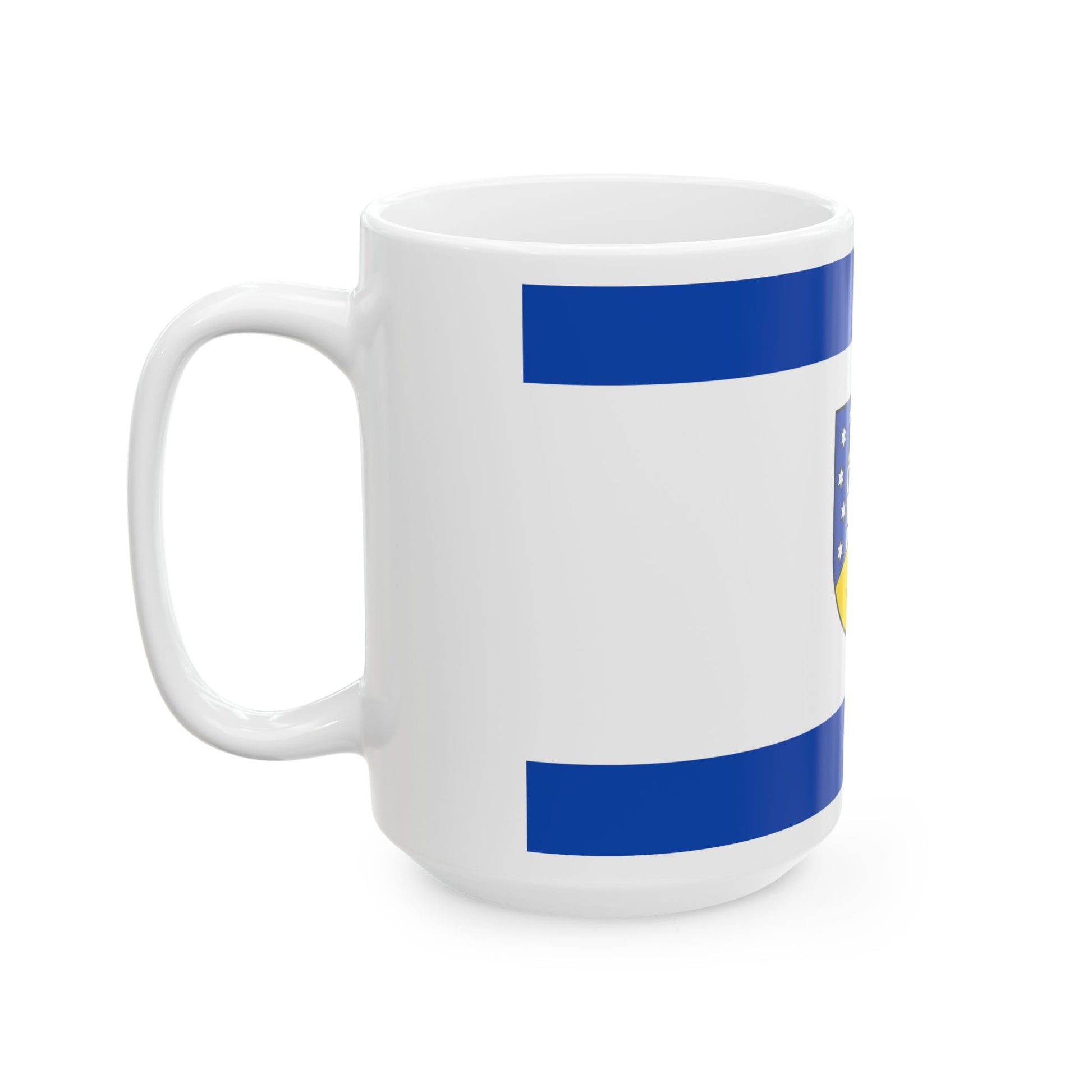 Hissflagge der Gemeinde Petersberg Saalekreis (Germany) White Coffee Mug-Go Mug Yourself