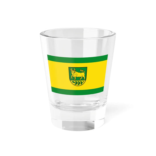 Hissflagge der Gemeinde Tauer (Germany) Shot Glass 1.5oz 1.5oz - Go Mug Yourself