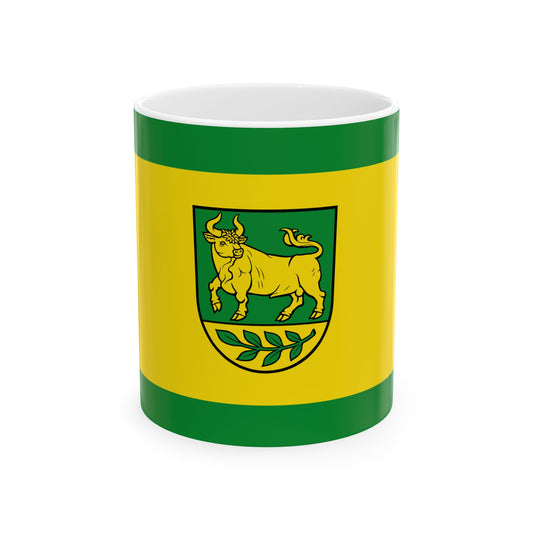 Hissflagge der Gemeinde Tauer (Germany) White Coffee Mug-11oz-Go Mug Yourself