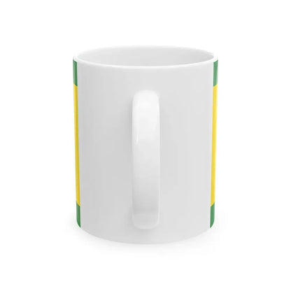 Hissflagge der Gemeinde Tauer (Germany) White Coffee Mug - Go Mug Yourself
