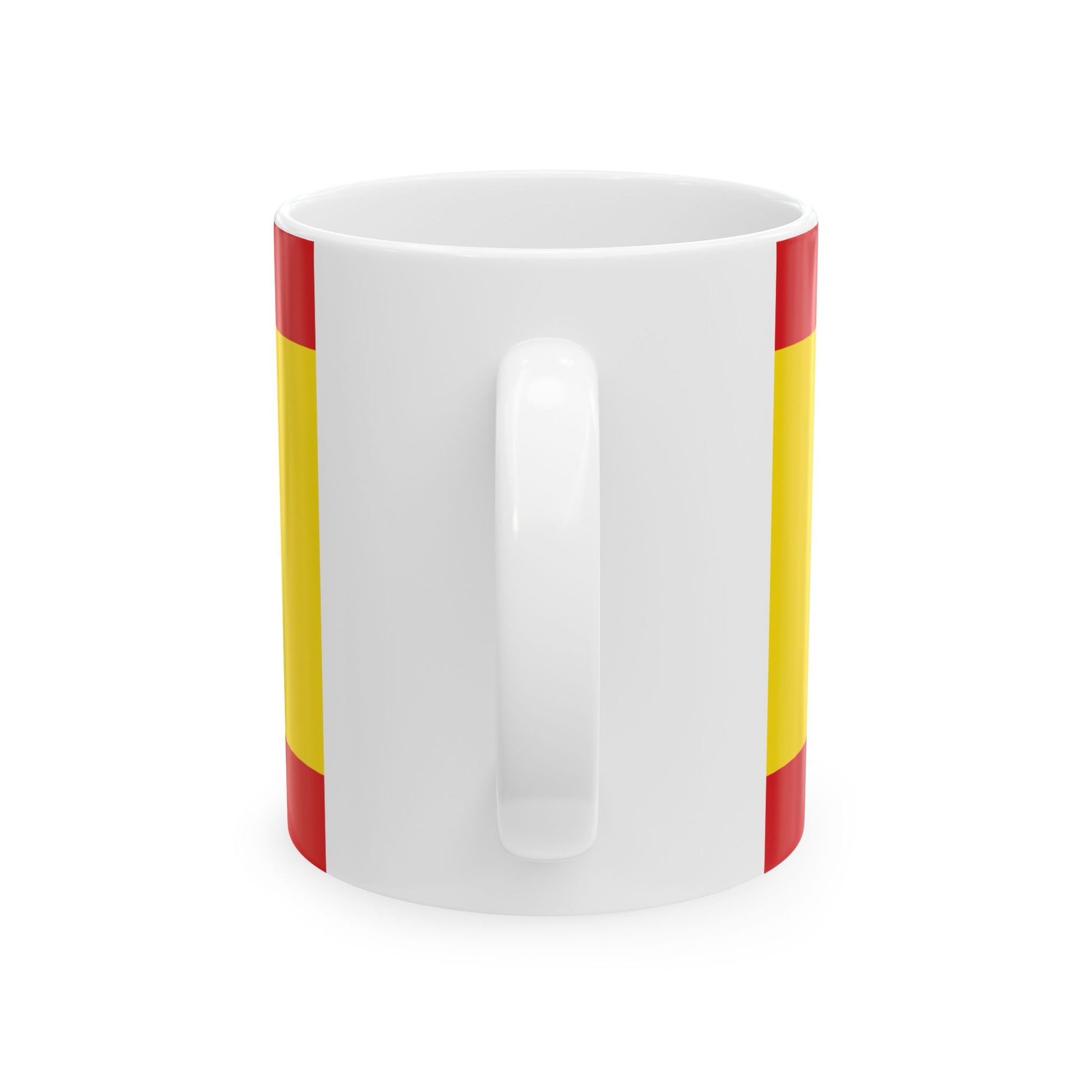 Hissflagge der Gemeinde Uckerland (Germany) White Coffee Mug-Go Mug Yourself
