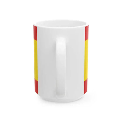 Hissflagge der Gemeinde Uckerland (Germany) White Coffee Mug - Go Mug Yourself