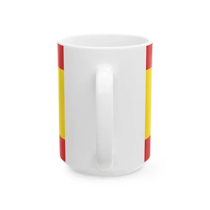 Hissflagge der Gemeinde Uckerland (Germany) White Coffee Mug - Go Mug Yourself