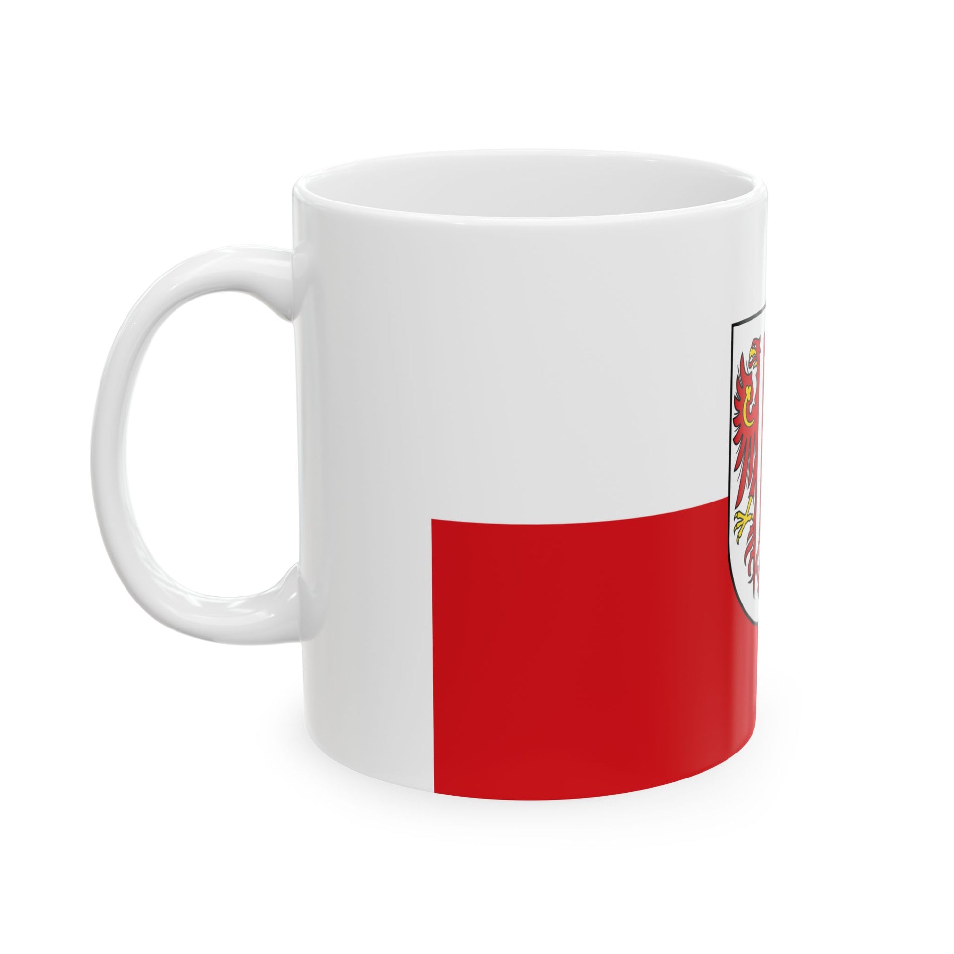 Hissflagge der Hansestadt Salzwedel (Germany) White Coffee Mug-Go Mug Yourself