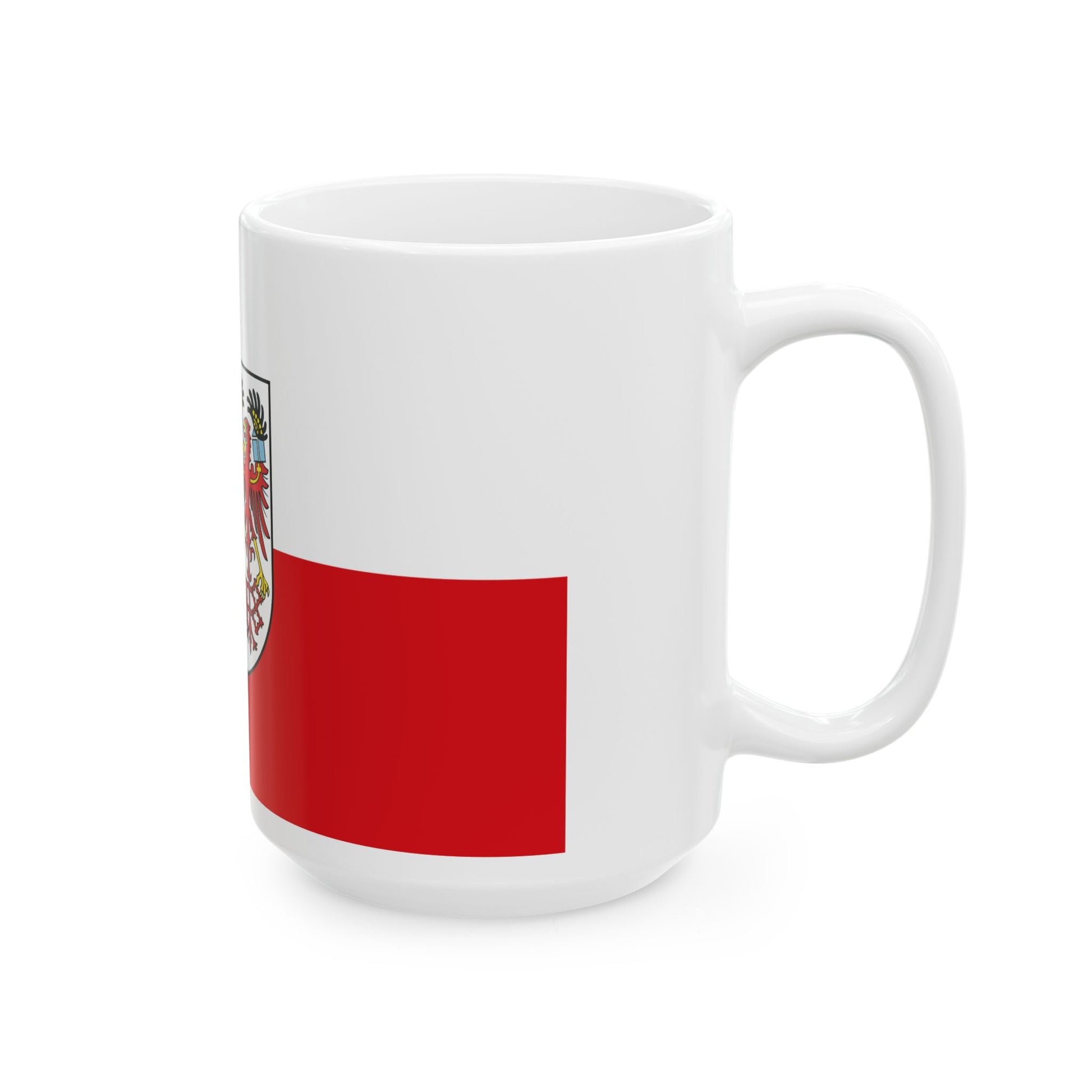 Hissflagge der Hansestadt Salzwedel (Germany) White Coffee Mug-Go Mug Yourself
