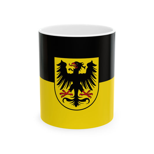 Hissflagge der Stadt Arnstadt (Germany) White Coffee Mug-11oz-Go Mug Yourself