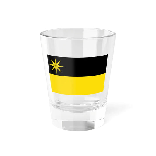 Hissflagge der Stadt Bad Wildungen (Germany) Shot Glass 1.5oz 1.5oz - Go Mug Yourself