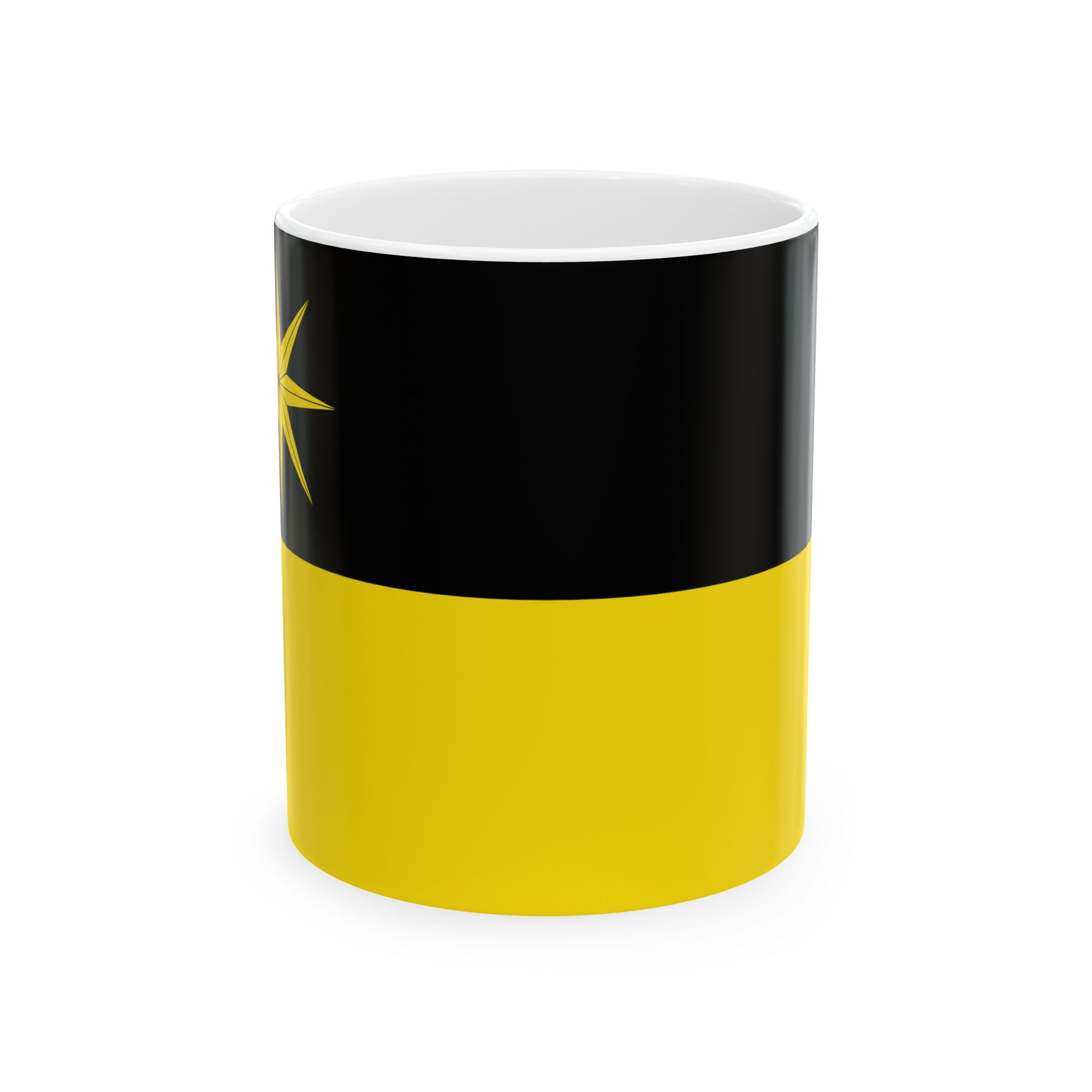 Hissflagge der Stadt Bad Wildungen (Germany) White Coffee Mug-11oz-Go Mug Yourself