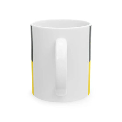 Hissflagge der Stadt Bad Wildungen (Germany) White Coffee Mug - Go Mug Yourself
