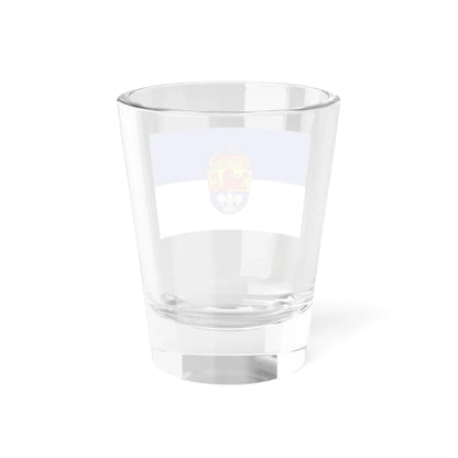 Hissflagge der Stadt Darmstadt (Germany) Shot Glass 1.5oz - Go Mug Yourself