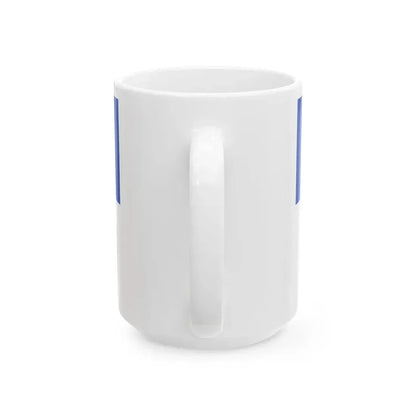 Hissflagge der Stadt Darmstadt (Germany) White Coffee Mug - Go Mug Yourself