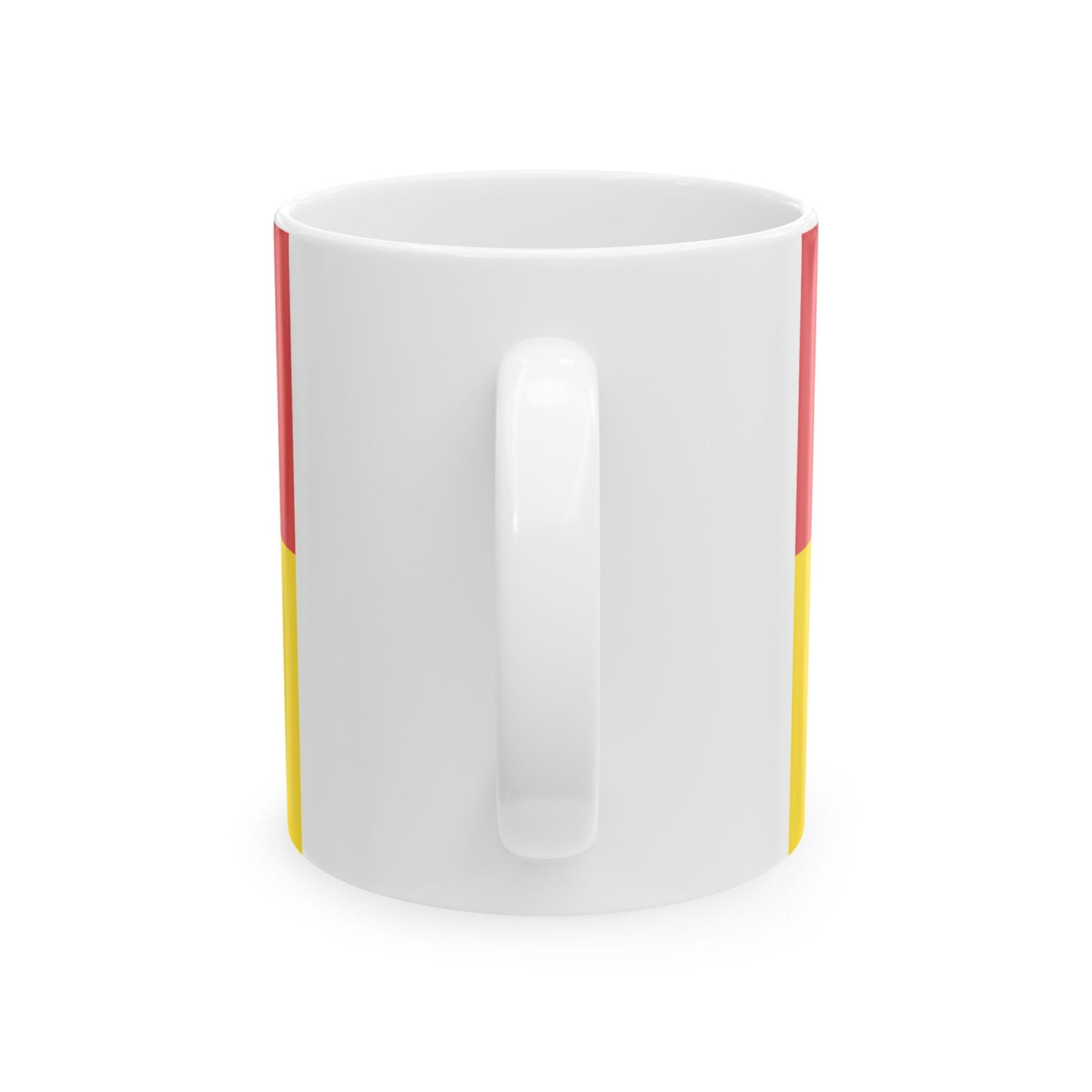 Hissflagge der Stadt Forst Lausitz 2005-2011 (Germany) White Coffee Mug-Go Mug Yourself
