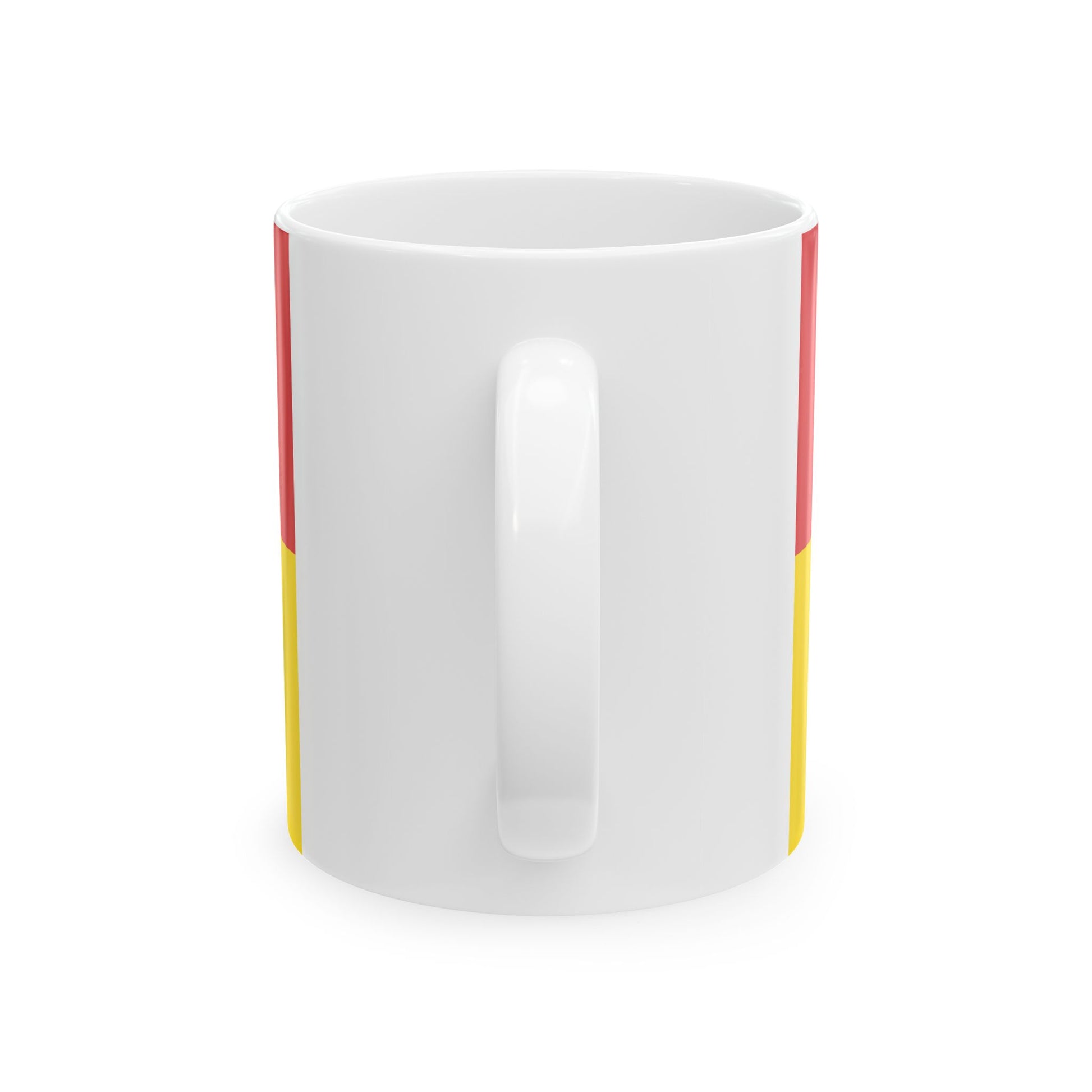 Hissflagge der Stadt Forst Lausitz 2005-2011 (Germany) White Coffee Mug-Go Mug Yourself
