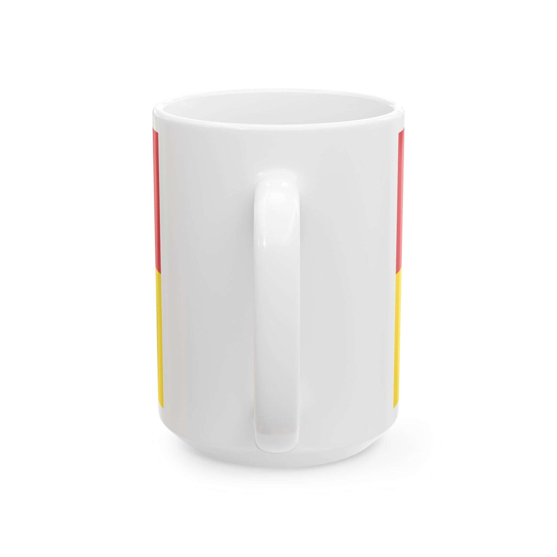 Hissflagge der Stadt Forst Lausitz 2005-2011 (Germany) White Coffee Mug-Go Mug Yourself
