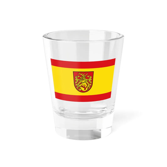 Hissflagge der Stadt Forst Lausitz (Germany) Shot Glass 1.5oz 1.5oz - Go Mug Yourself
