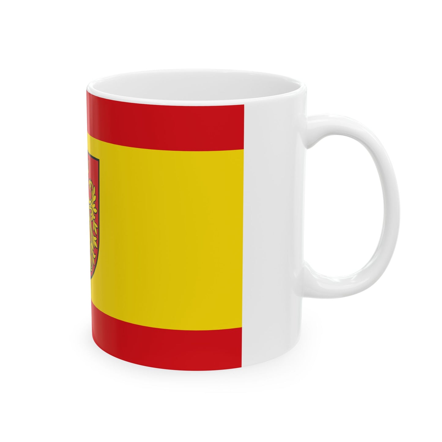 Hissflagge der Stadt Forst Lausitz (Germany) White Coffee Mug-Go Mug Yourself