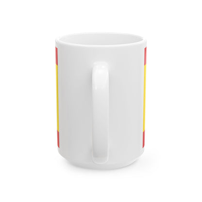 Hissflagge der Stadt Forst Lausitz (Germany) White Coffee Mug-Go Mug Yourself