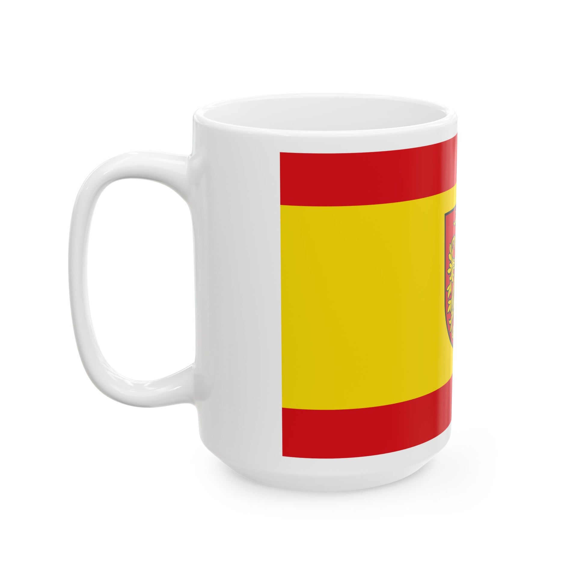 Hissflagge der Stadt Forst Lausitz (Germany) White Coffee Mug-Go Mug Yourself