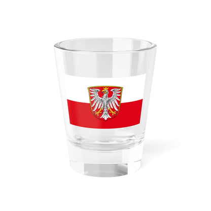 Hissflagge der Stadt Frankfurt am Main (Germany) Shot Glass 1.5oz 1.5oz - Go Mug Yourself