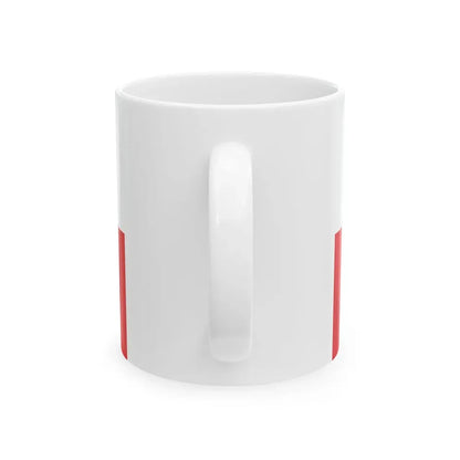 Hissflagge der Stadt Frankfurt am Main (Germany) White Coffee Mug - Go Mug Yourself