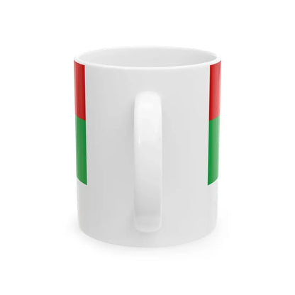 Hissflagge der Stadt Frankfurt an der Oder (Germany) White Coffee Mug - Go Mug Yourself
