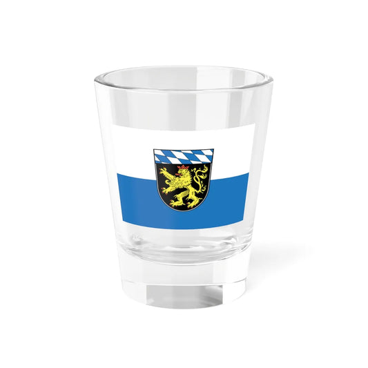 Hissflagge Oberbayern (Germany) Shot Glass 1.5oz 1.5oz - Go Mug Yourself