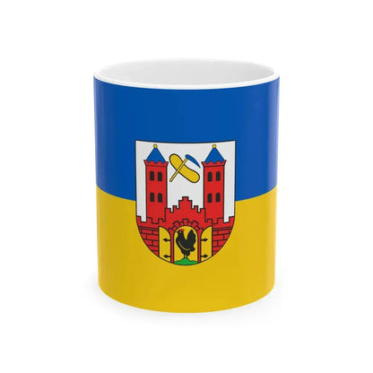 Hissflagge Suhl (Germany) White Coffee Mug 11oz - Go Mug Yourself