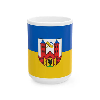 Hissflagge Suhl (Germany) White Coffee Mug 15oz - Go Mug Yourself