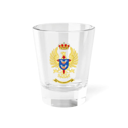 Historic Coat of Arms of Melilla General Command Until 1984 (Spain) (Coat of Arms) Shot Glass 1.5oz 1.5oz - Go Mug Yourself