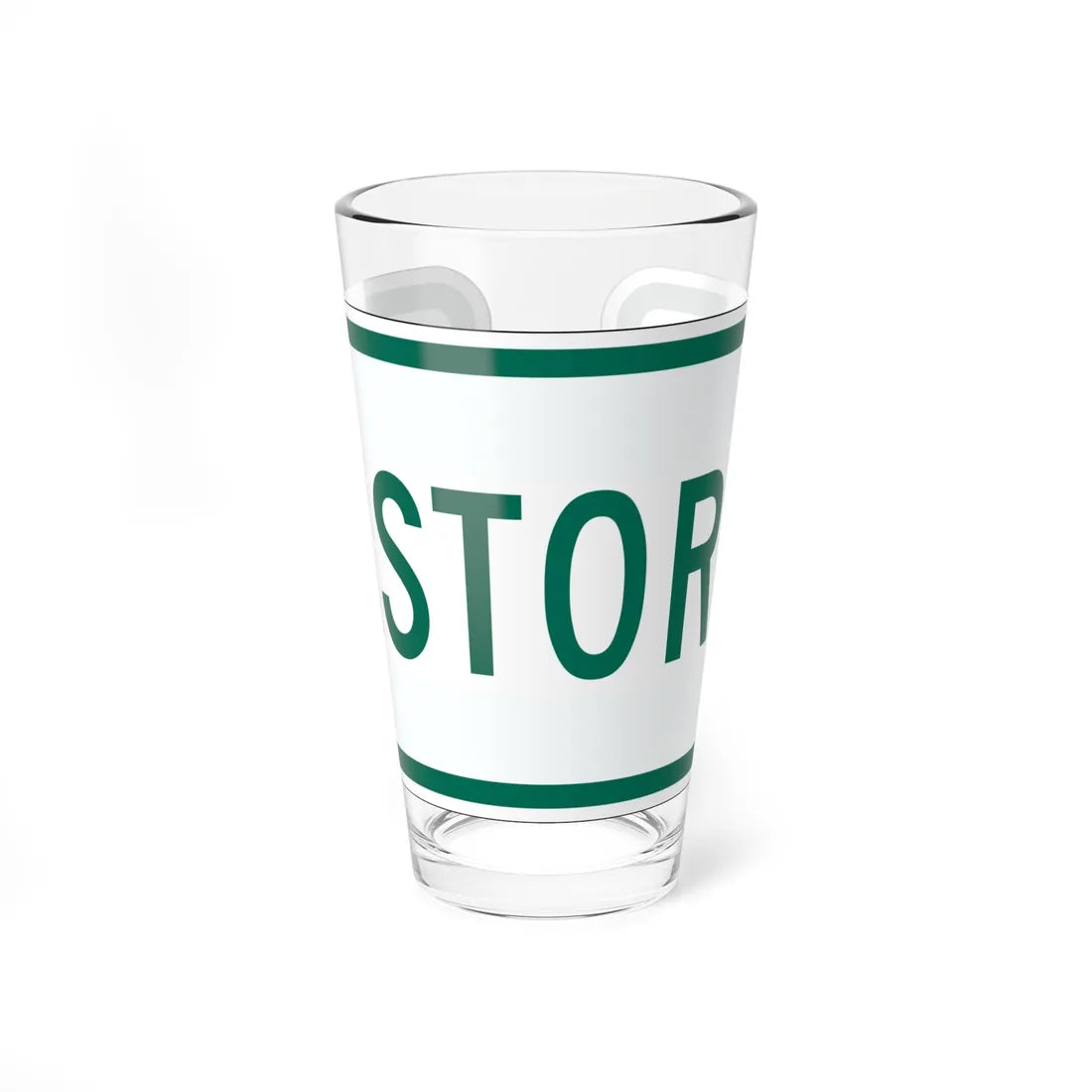 Historic plate Vermont (Vermont) (Road Sign) Pint Glass 16oz 16oz - Go Mug Yourself