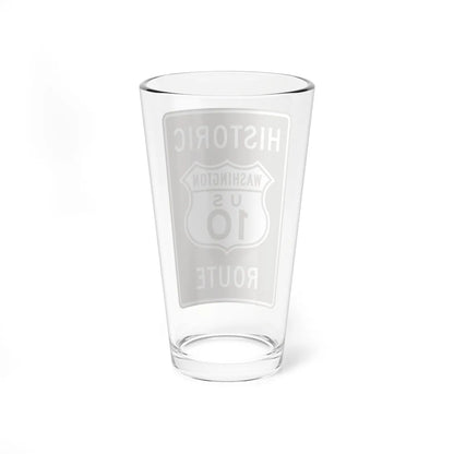 Historic US 10 Washington (Washington) (Road Sign) Pint Glass 16oz - Go Mug Yourself