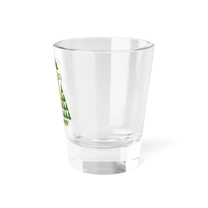 Historical Coat of Arms of Ecclesiastic Co-Prince of Andorra (Andorra) (Coat of Arms) Shot Glass 1.5oz - Go Mug Yourself