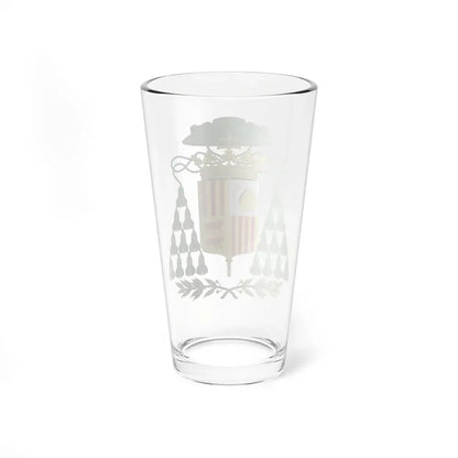 Historical Coat of Arms of Ecclesiastic Co-Prince of Andorra - Pint Glass 16oz - Go Mug Yourself