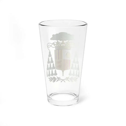 Historical Coat of Arms of Ecclesiastic Co-Prince of Andorra - Pint Glass 16oz - Go Mug Yourself