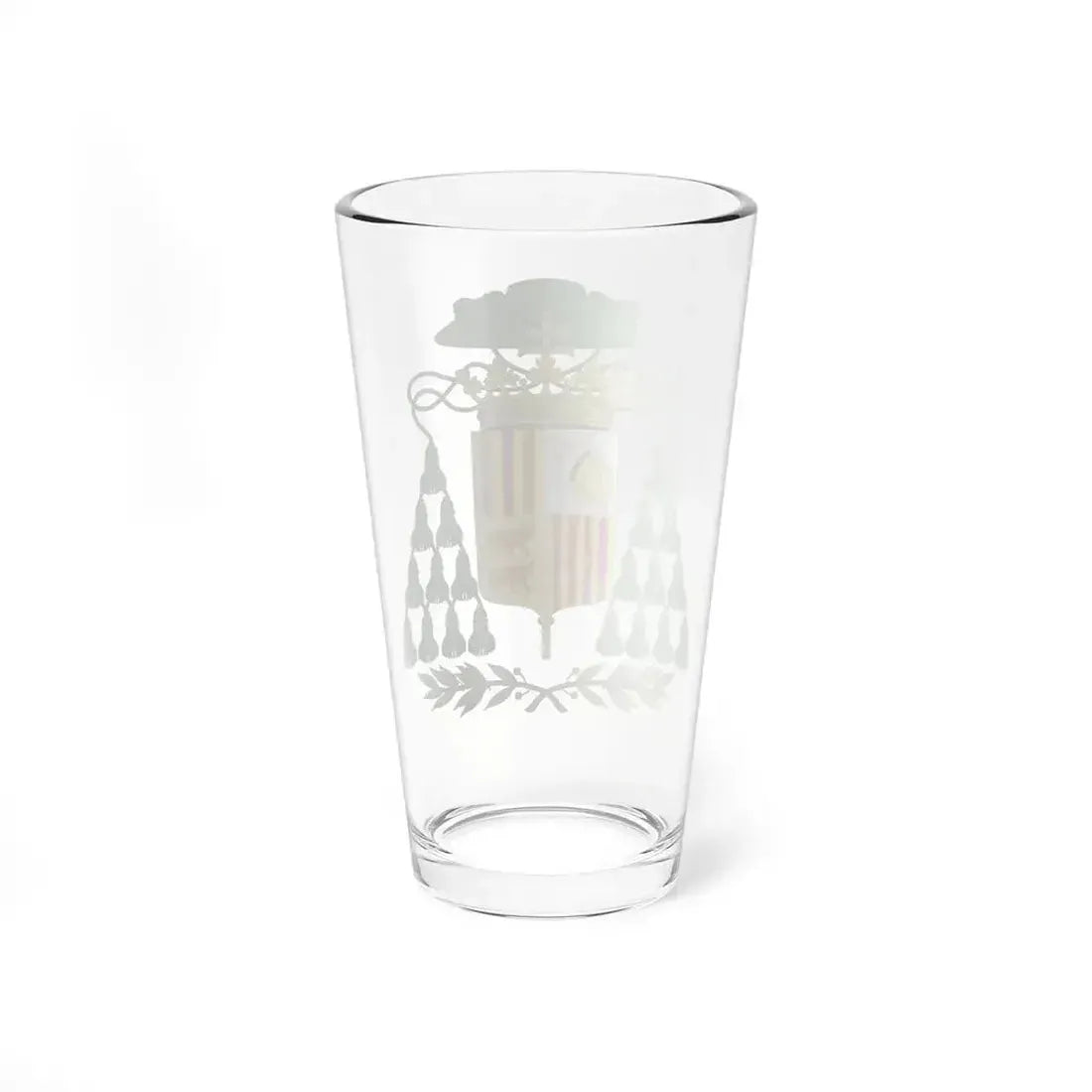 Historical Coat of Arms of Ecclesiastic Co-Prince of Andorra - Pint Glass 16oz - Go Mug Yourself