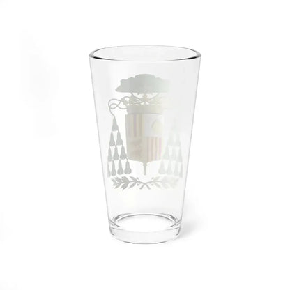 Historical Coat of Arms of Ecclesiastic Co-Prince of Andorra - Pint Glass 16oz - Go Mug Yourself