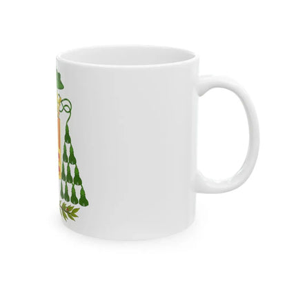 Historical Coat of Arms of Ecclesiastic Co-Prince of Andorra - White Coffee Mug - Go Mug Yourself