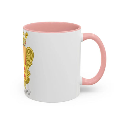 Historical Coat of Arms of French Prince of Andorra - Accent Coffee Mug - Go Mug Yourself