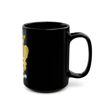 Historical Coat of Arms of French Prince of Andorra - Black Coffee Mug-Go Mug Yourself