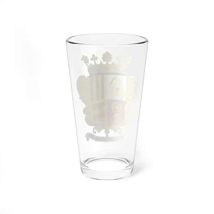 Historical Coat of Arms of French Prince of Andorra - Pint Glass 16oz - Go Mug Yourself