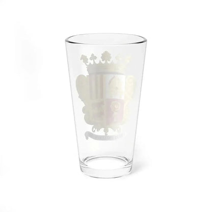 Historical Coat of Arms of French Prince of Andorra - Pint Glass 16oz - Go Mug Yourself
